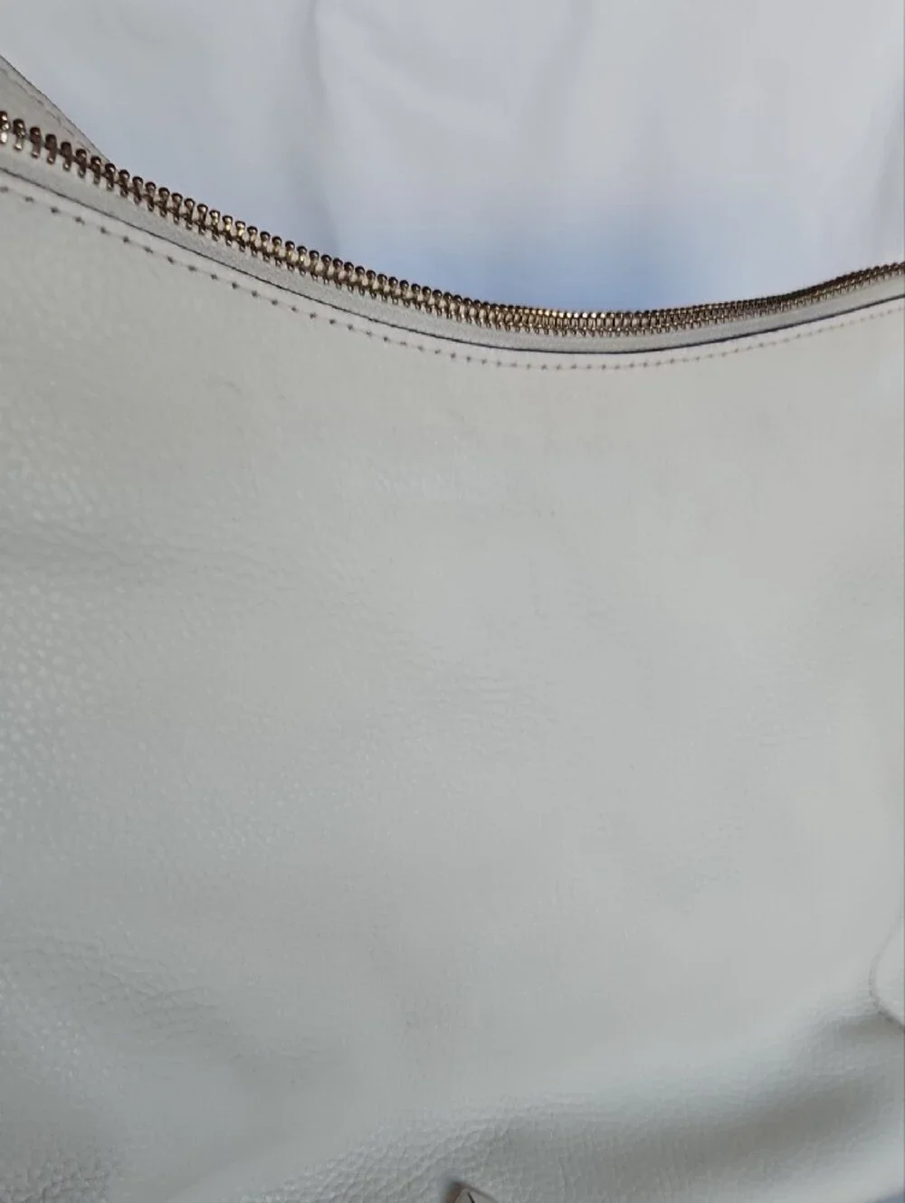 kate spade White Leather Hobo Shoulder Bag